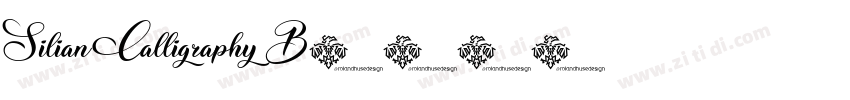 Silian Calligraphy B字体转换